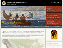Tablet Screenshot of anzahistorictrail.org